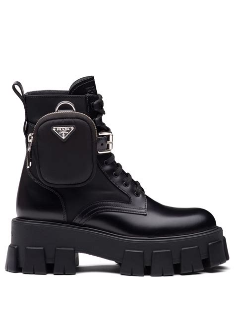 botas de prada mujer|prada military boots.